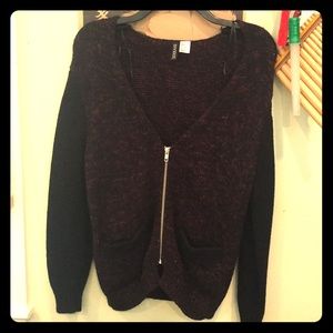 Divided cardigan